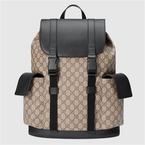 gucci backpack man|Gucci print backpack for men.